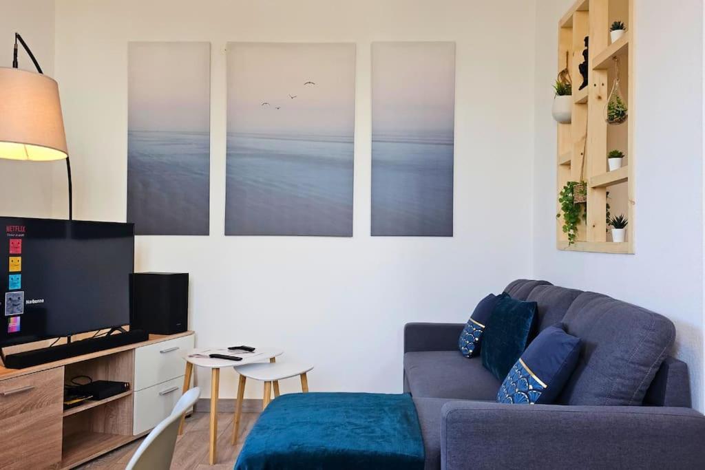 Apartmán L'Orchidee, Proche De La Gare Avec Clim Et Terrasse Narbonne Exteriér fotografie