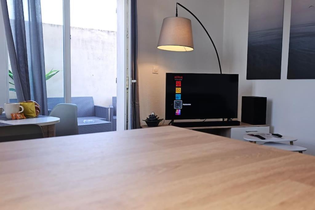 Apartmán L'Orchidee, Proche De La Gare Avec Clim Et Terrasse Narbonne Exteriér fotografie